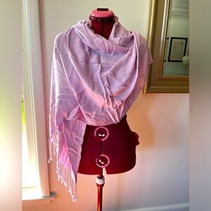 LIGHT PINK/MAUVE SCARF/SHAWL